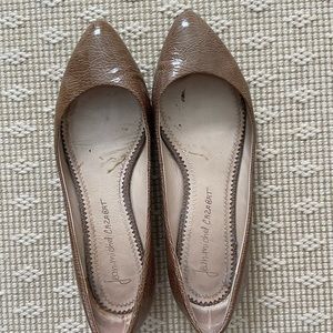 Jean-Michel Cazabat brown Patent leather flats